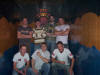 Unser Mannschaft von links oben: Lars, Johannes, Thomas, Andr, Mirko, Felix, Andi